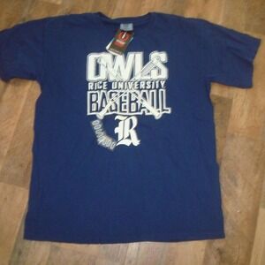RICE‎ OWLS BASEBALL SHIRT VINTAGE 2013